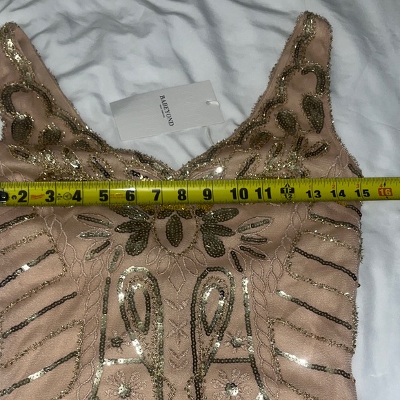 1920s-Inspired Sequined Fringe Midi Dress XS - Picture 12 of 15